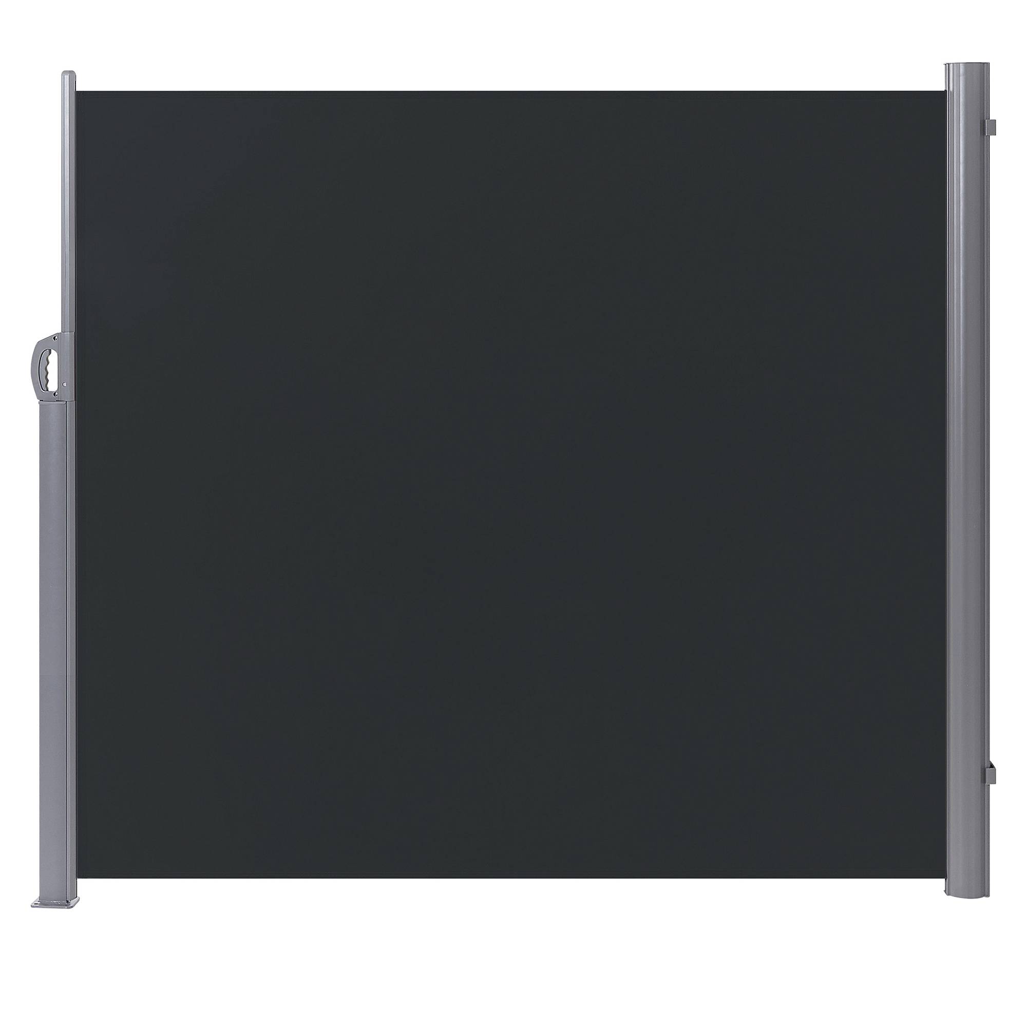 Beliani - Auvent de Jardin Latéral Rétractable 180 x 300 cm En Polyester Gris Foncé Pour Votre Espace Extérieur Jardin ou Terrasse Dorio Beliani - Imagen 1