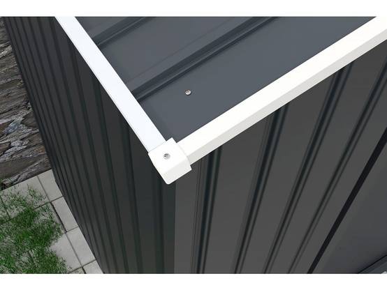 Habitat Et Jardin - Garage Métal " Houston" - 18,56m² Avec Gouttière - Anthracite -habitat Et Jardin - Image 4