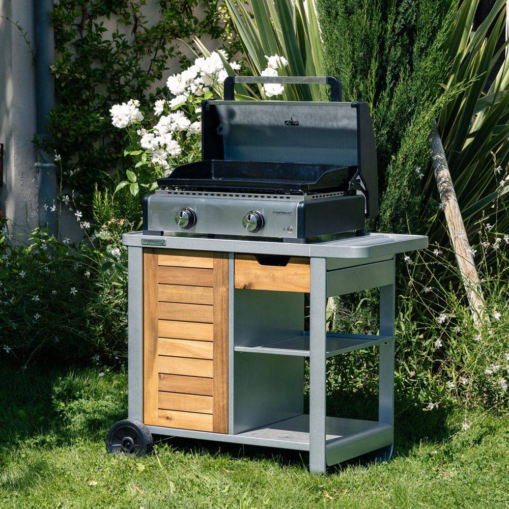 Campingaz - Plancha à gaz Master 2 Cook avec couvercle de cuisson - Housse incluse - Image 2