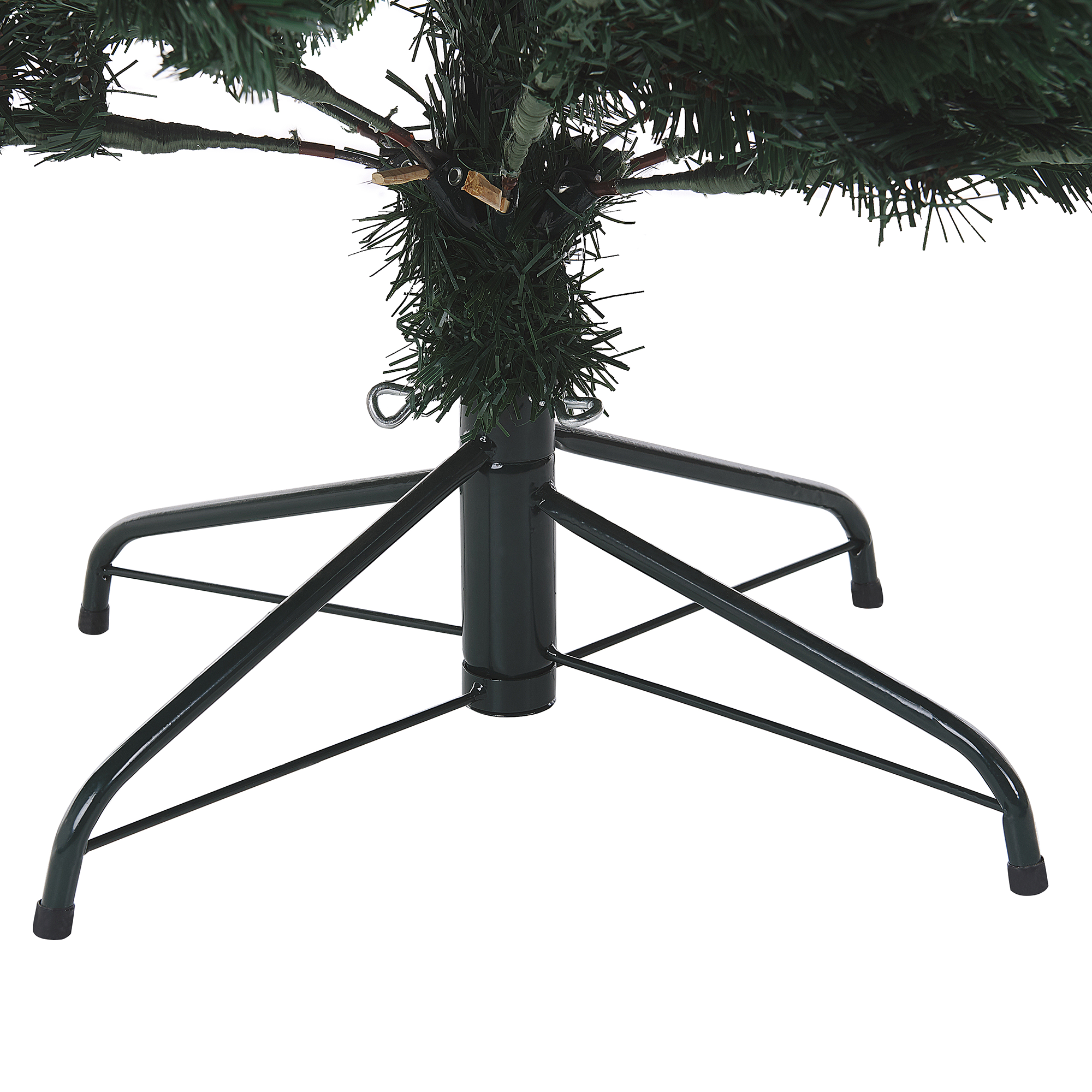 Beliani - Sapin de Noël Artificiel 210 cm Vert avec effet Branches Givrées et Décorations Idéal Pour les Fêtes Beliani - Imagen 4