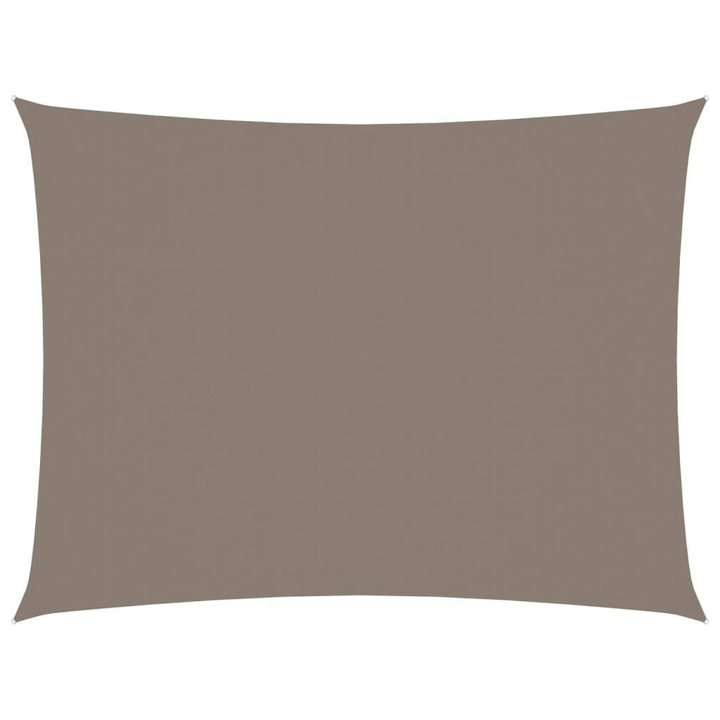 Helloshop26 - Voile toile d'ombrage parasol tissu oxford rectangulaire 5 x 6 m taupe - Imagen 1