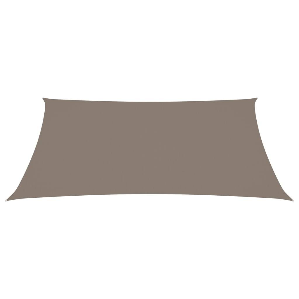 Helloshop26 - Voile toile d'ombrage parasol tissu oxford rectangulaire 5 x 6 m taupe - Imagen 2