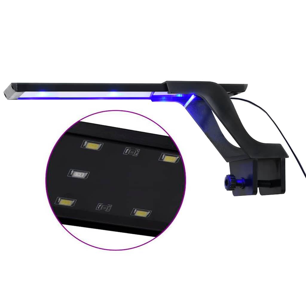 Lampe LED à Pince pour Aquarium Design Fin Lumière Bleue et Blanche 25-45 cm - ComfortXL Outdoor Living - Image 2