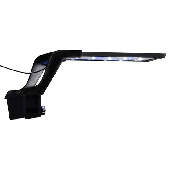 Lampe LED à Pince pour Aquarium Design Fin Lumière Bleue et Blanche 25-45 cm - ComfortXL Outdoor Living - Image 1