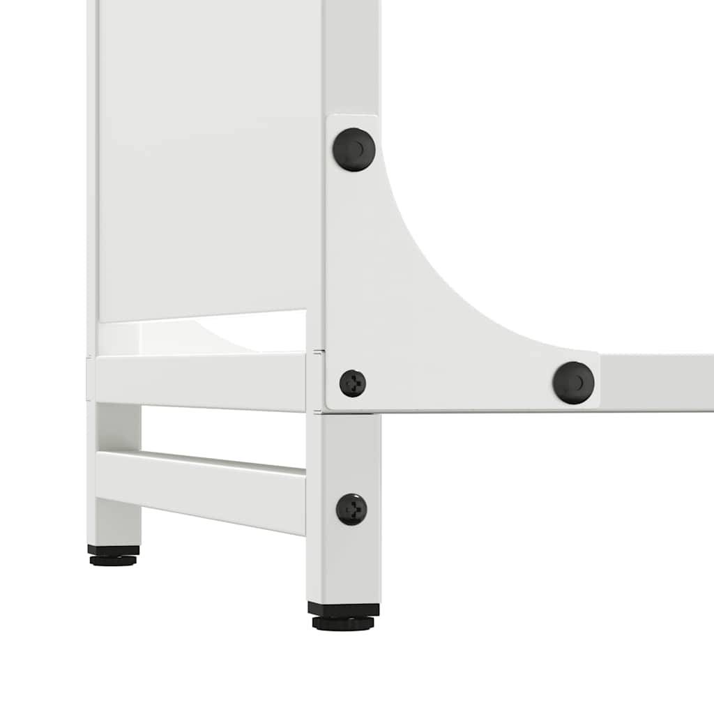 Range-bûches en Acier pour Cheminée Intérieur Design moderne Blanc 65cm – ComfortXL Outdoor Living - Image 8