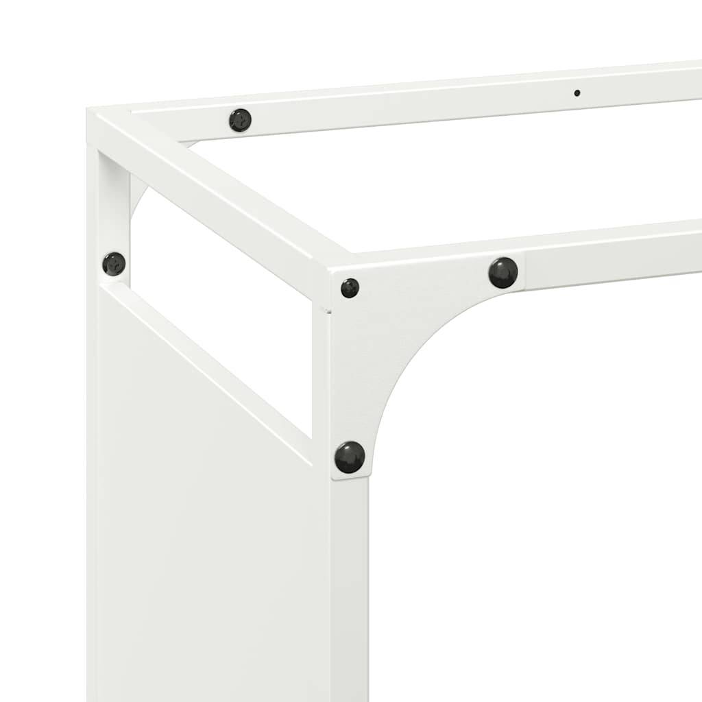 Range-bûches en Acier pour Cheminée Intérieur Design moderne Blanc 65cm – ComfortXL Outdoor Living - Image 7