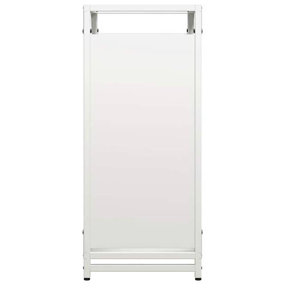 Range-bûches en Acier pour Cheminée Intérieur Design moderne Blanc 65cm – ComfortXL Outdoor Living - Image 6
