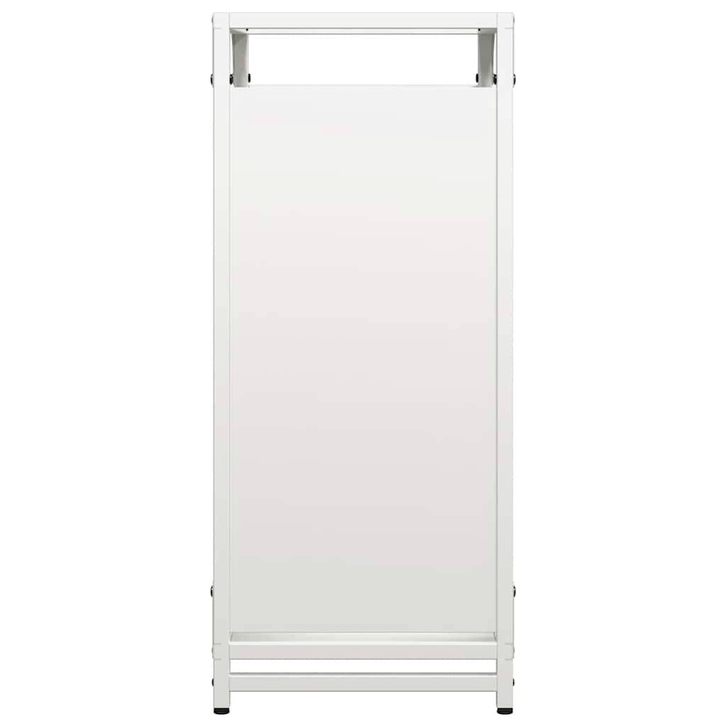 Range-bûches en Acier pour Cheminée Intérieur Design moderne Blanc 65cm – ComfortXL Outdoor Living - Image 6