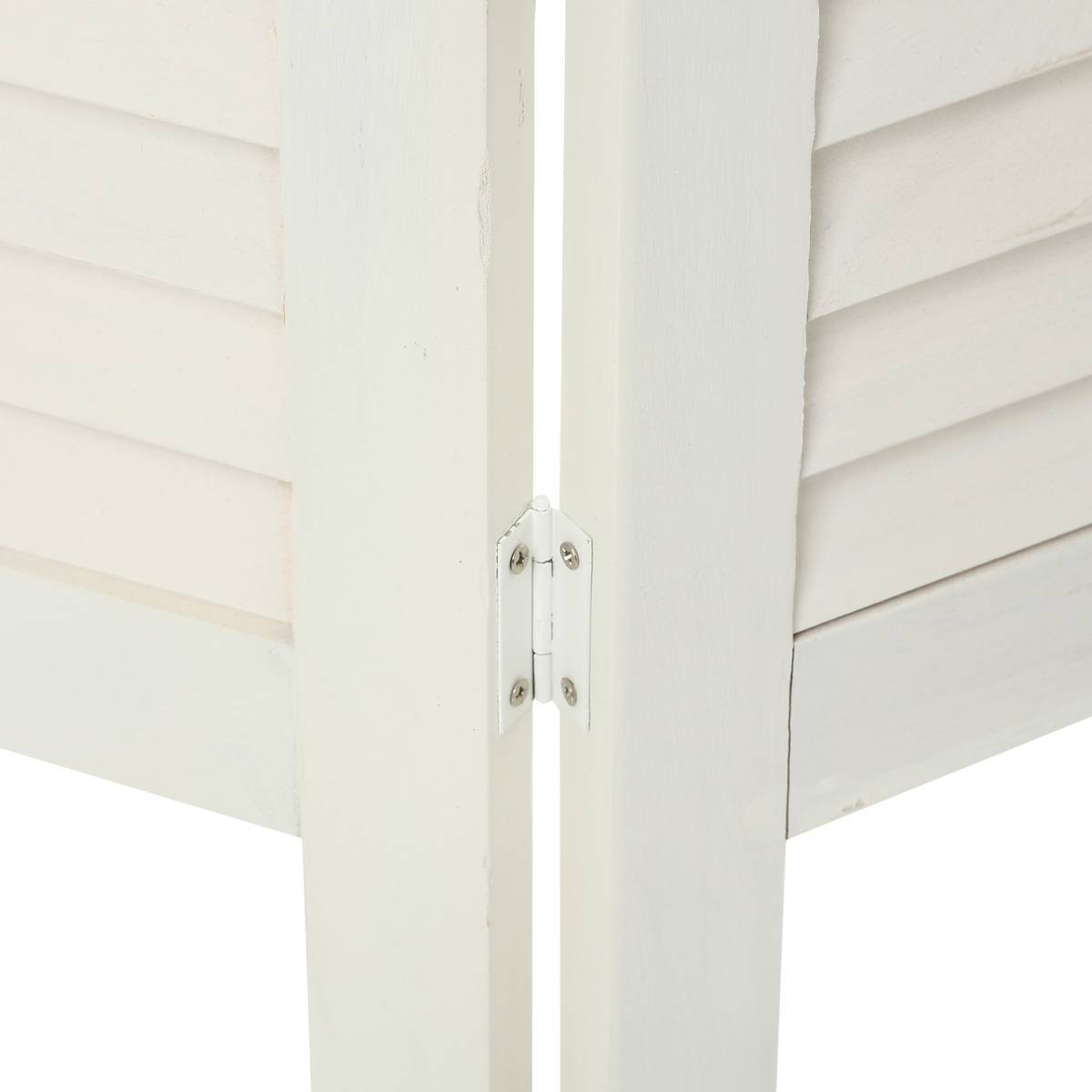 Atmosphera - Paravent "Camila" en bois beige H170cm - Atmosphera Créateur d'intérieur - Image 2