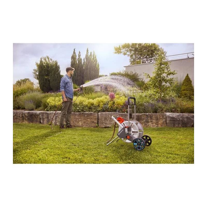 Gardena - Gardena Devidoir Sur Roues Aquaroll L Easy Metal - Image 1