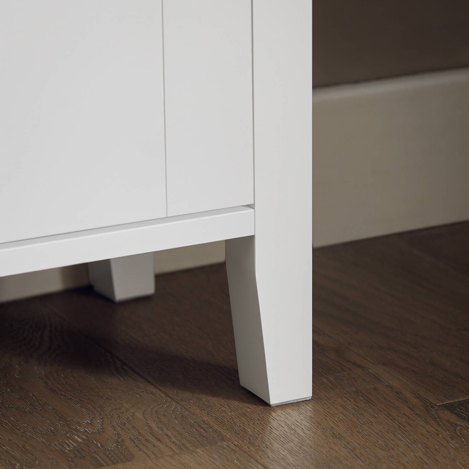 SoBuy Armoire de Rangement à Chaussures avec 2 Portes, Meuble d'Entrée Blanc, 80 x 25 x 108 cm, Modèle FSR152-W - Imagen 7
