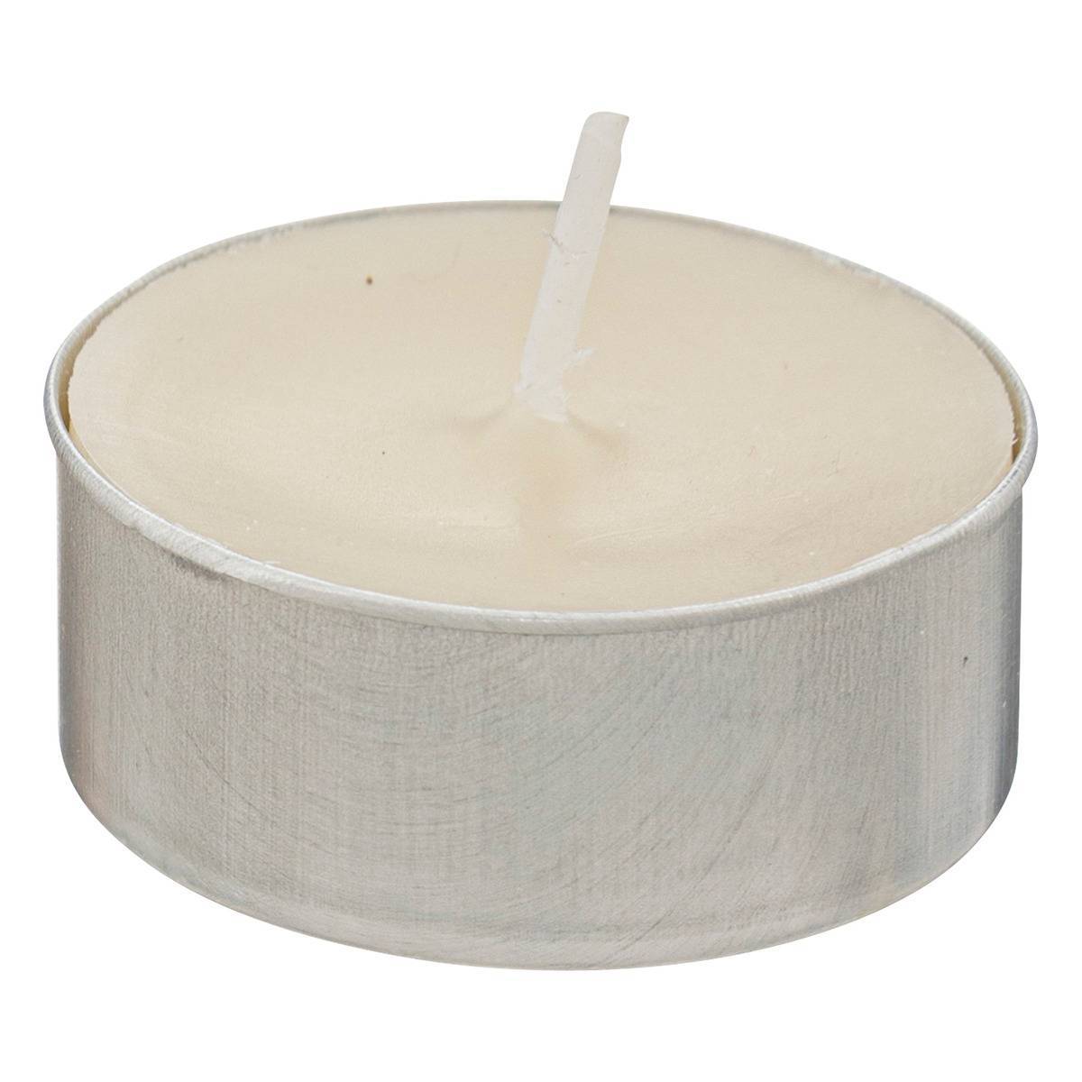 Atmosphera - 18 Bougies chauffe-plats "Hugo" H1,5cm blanc ivoire - Atmosphera Créateur d'intérieur - Imagen 1