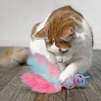 Kong - Juguete para gato Wubba Caticorn de peluche 24 cm - KONG