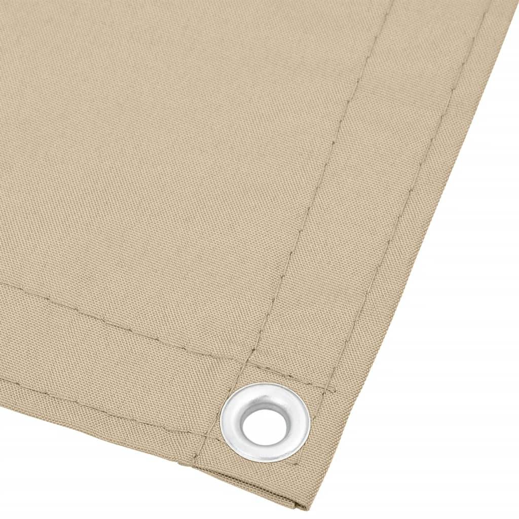 Écran de balcon polyester oxford beige 90 x 1000 cm - PANGIVO - Image 4