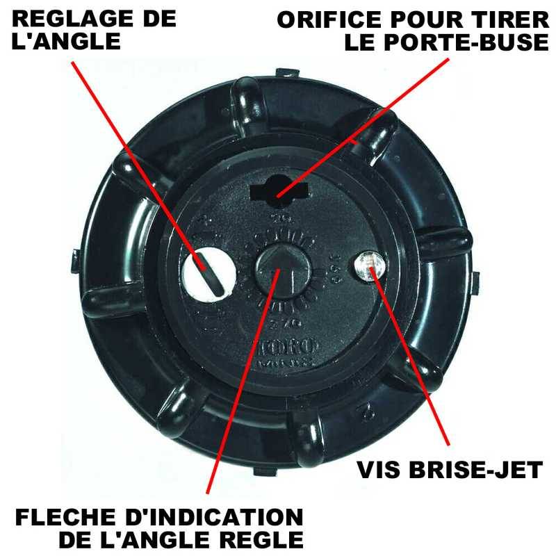 Toro - Turbine escamotable mini-8 hauteur d'émergence 9,5cm TORO - Imagen 2