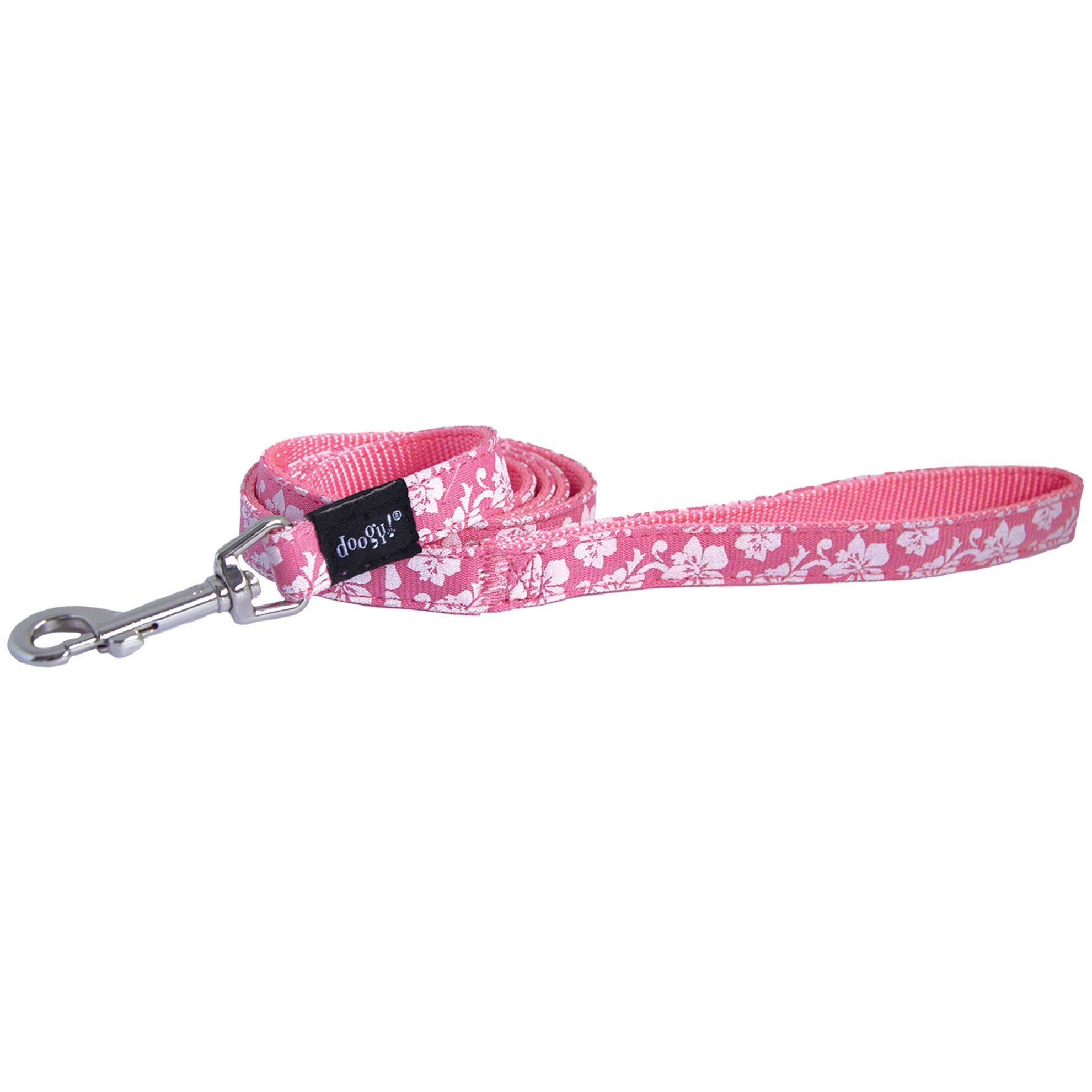 Laisse nylon Tahiti Doogy rose DOOGY CLASSIC