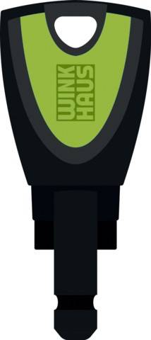 Clé connecté WINKHAUS pour cylindre BlueCompact - Verte - BON 0 GN5