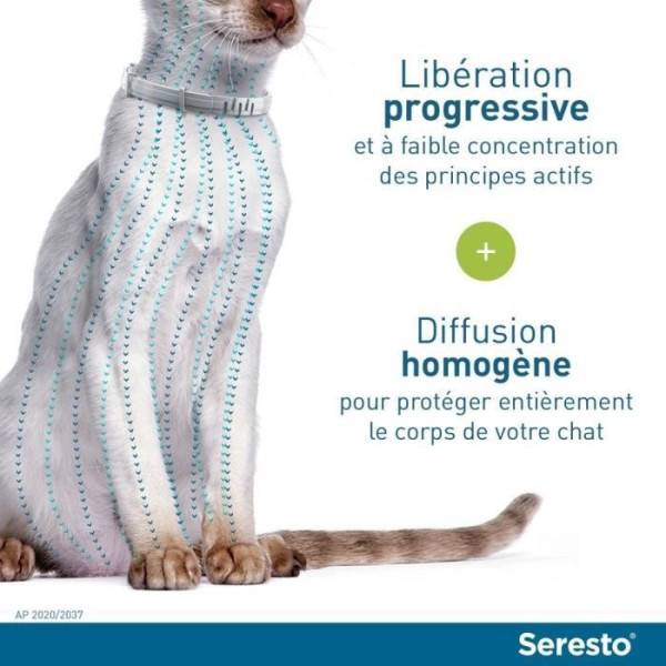 Seresto - SERESTO Chat Collier Anti-Puces et Anti-Tiques - Protection 7a 8 mois - Image 5