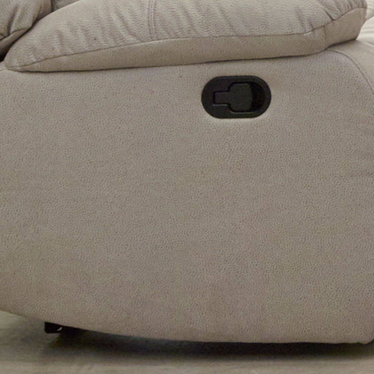 ALTOBUY - Fauteuil Relax Manuel Tissu Beige - JANS - Image 3