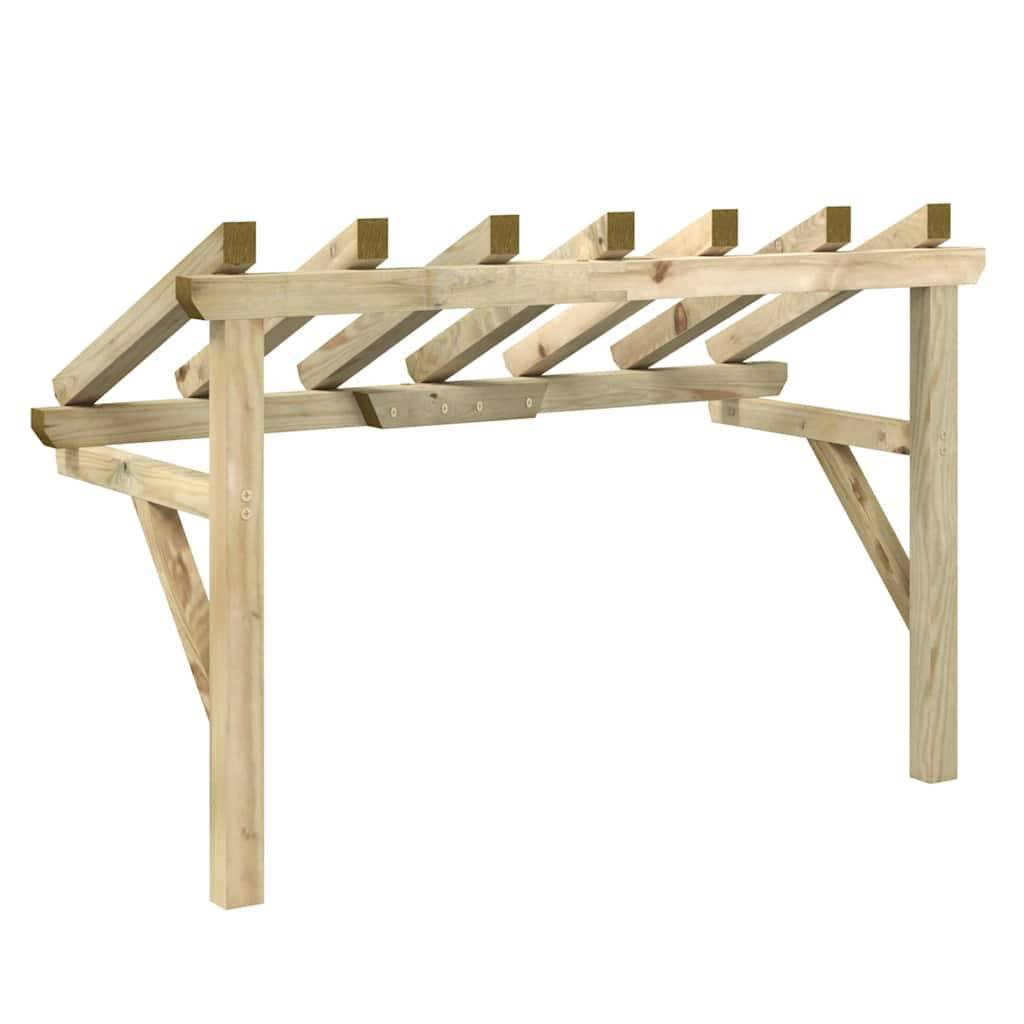 Vidaxl - Auvent de porte 200x100x100 cm Bois de pin solide vidaXL 49454 - Image 6
