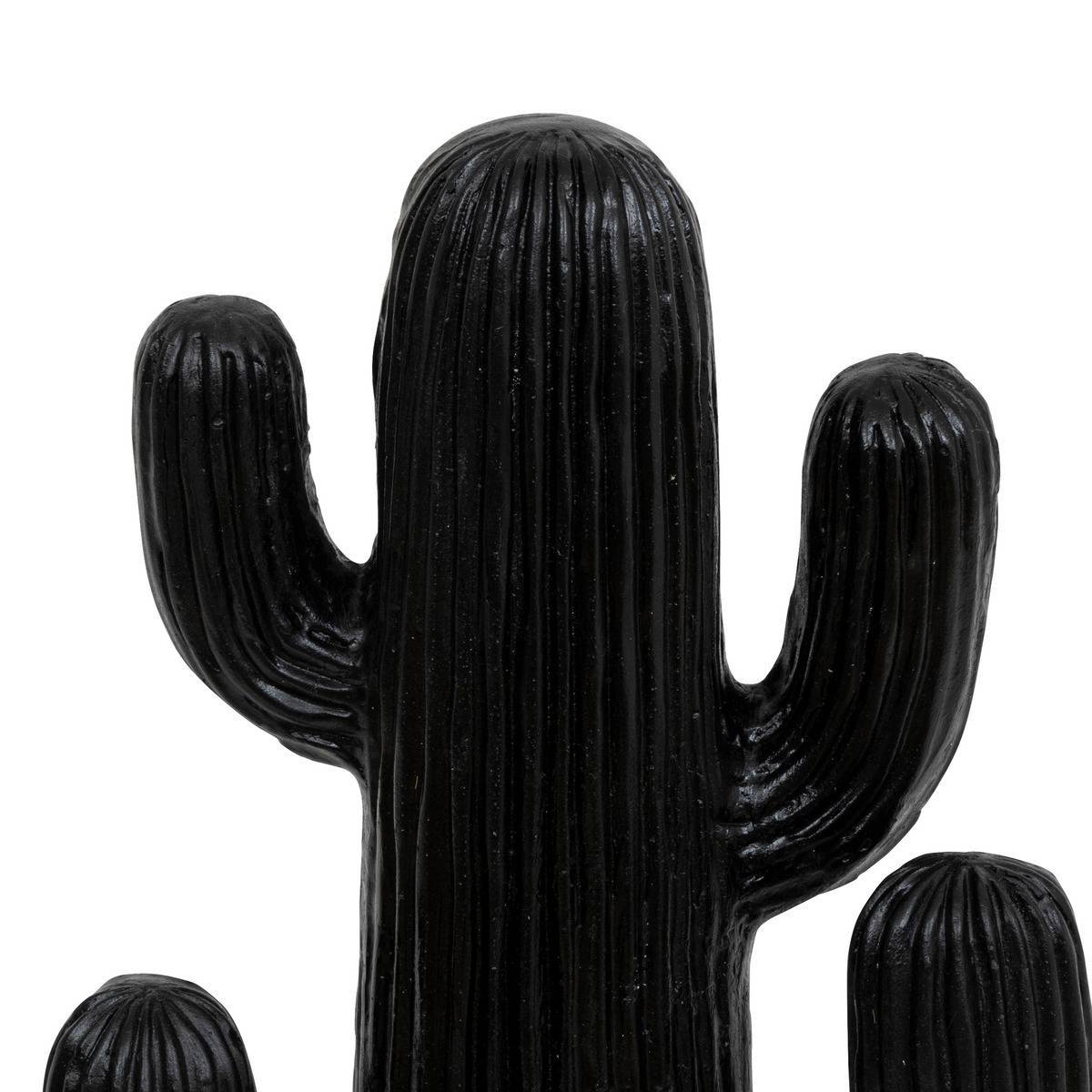 Atmosphera - Cactus déco "Rodrigo" H38cm noir - Atmosphera Créateur d'intérieur - Imagen 2