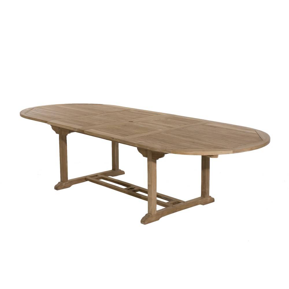 Macabane - FUN - Ensemble de jardin 10/12 pers. table / 8 chaises bois teck - Imagen 5