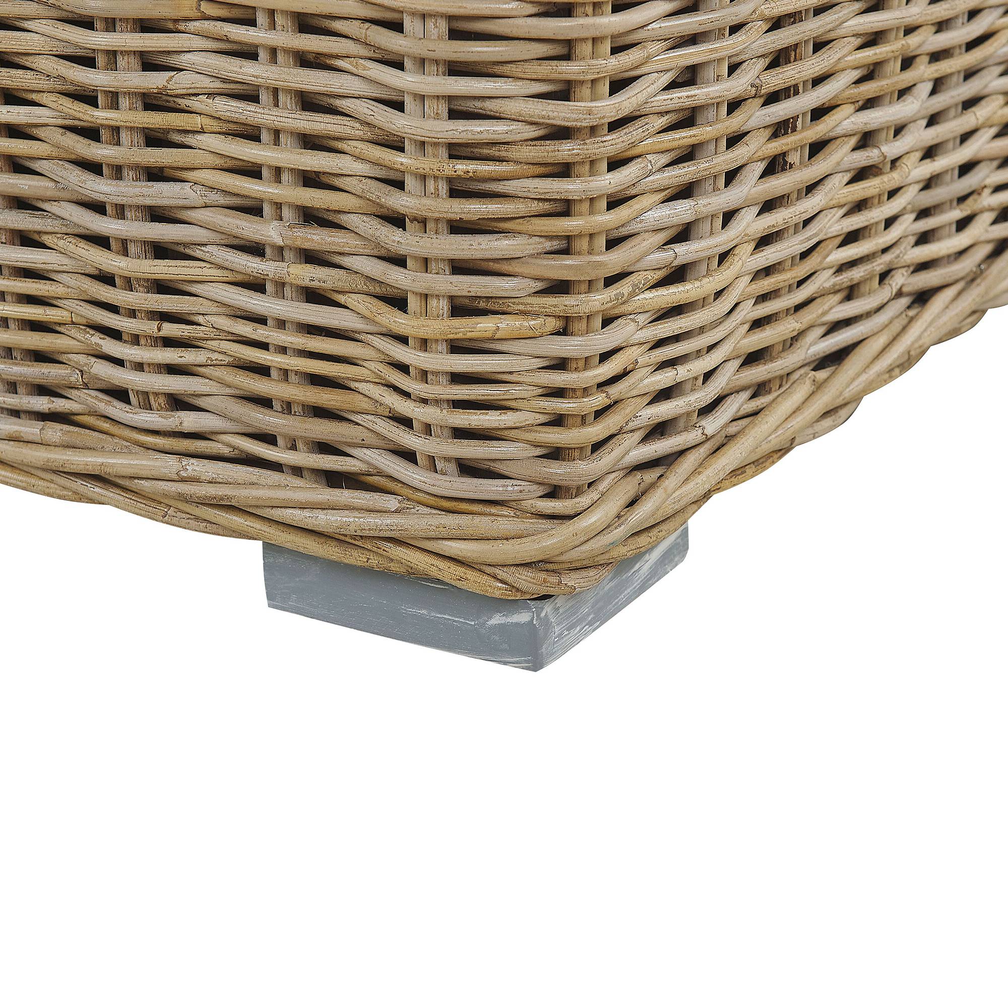 Fauteuil Rotin Marron clair ARDEA - Beliani - Image 6