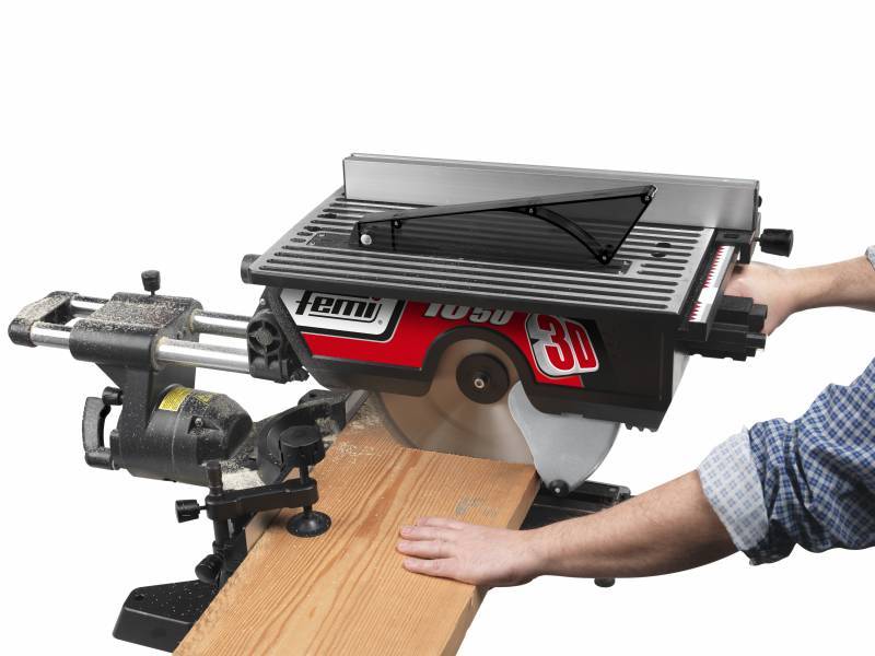 Femi - Scies à onglet radiale FEMI avec table supérieure - 1800W Ø 305 mm - 8435027 - Imagen 3
