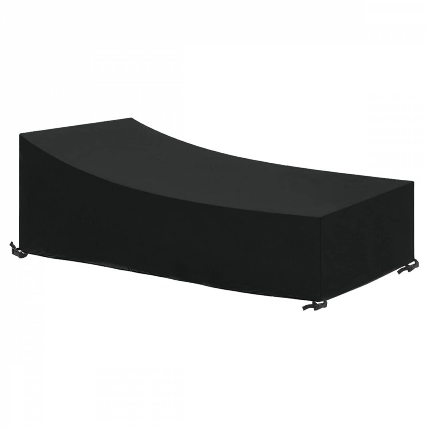 Linxor - Bâche, housse de protection imperméable pour transat - 210 x 75 cm - Noir - Linxor - Imagen 2