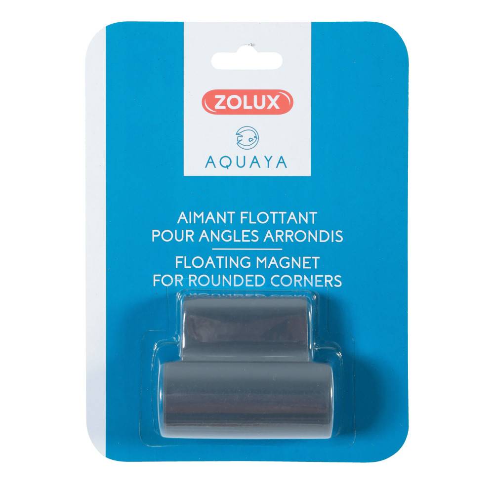 Zolux - Aimant flottant 6.5 x 5 x épaisseur 2.5 cm pour angle d'aquarium - Imagen 1
