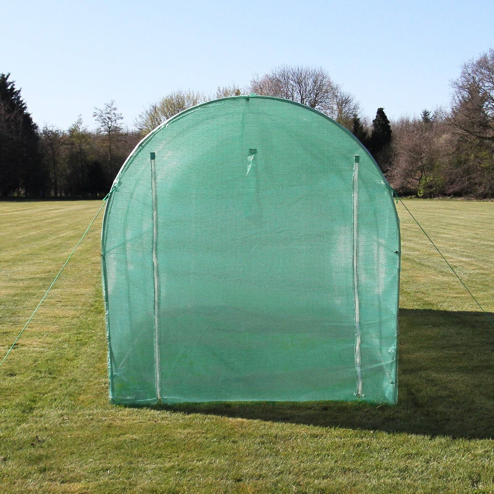 Monstershop - Serre Polytunnel 25mm 4m x 2m avec Étagères - Imagen 3