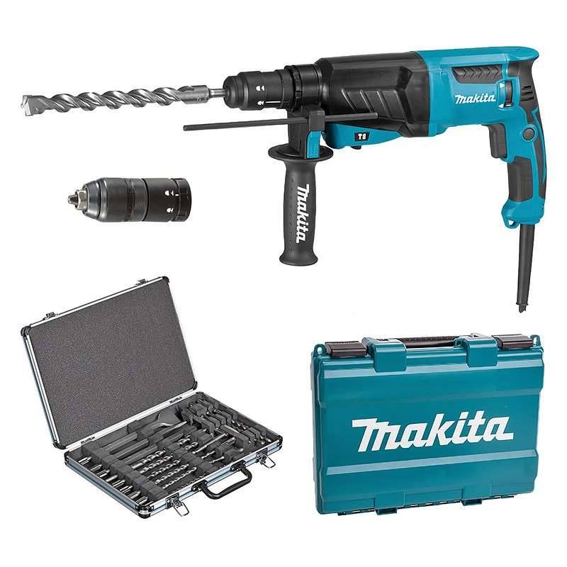 Makita - Marteau Perforateur Burineur MAKITA HR2630TX12 pour SDS-Plus + D-42444 Makita - Imagen 1