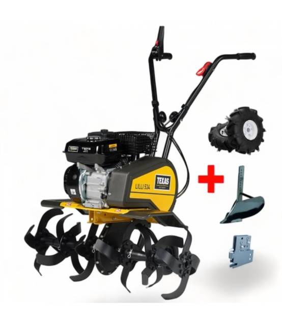 Texas - Motobineuse thermique puissante 5,6cv 2 vitesses 3 largeurs de travail jusqu'à 85cm TEXAS Lilli 534TG - Image 1