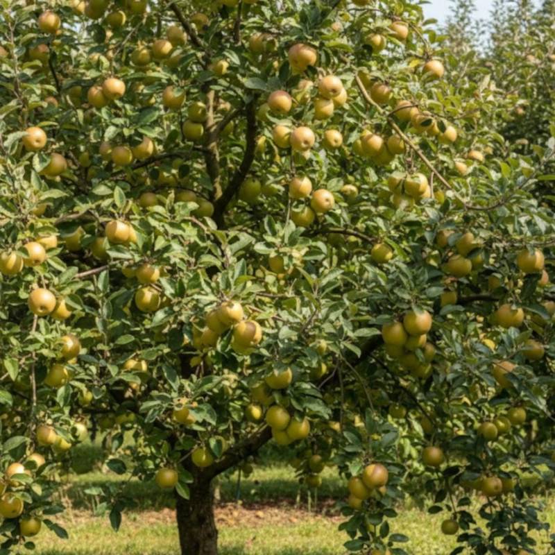 Pommier Reinette Blanche du Canada - Bon rendement - Pot de 10L - Gobelet 2 ans - 120/150 cm - De 3,00 m à 5,00 m - Imagen 4