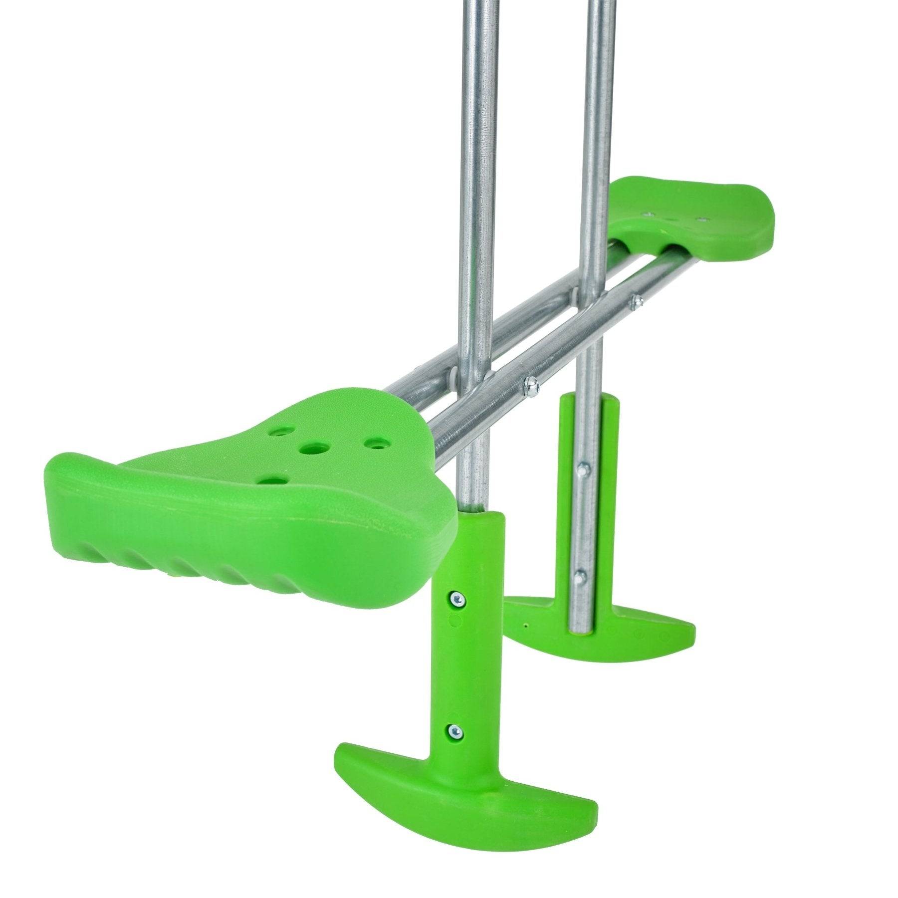 Tp Toys - Balançoire vis-à-vis 2 enfants pour portique bois - poutre ronde D10 cm - vert - Imagen 3
