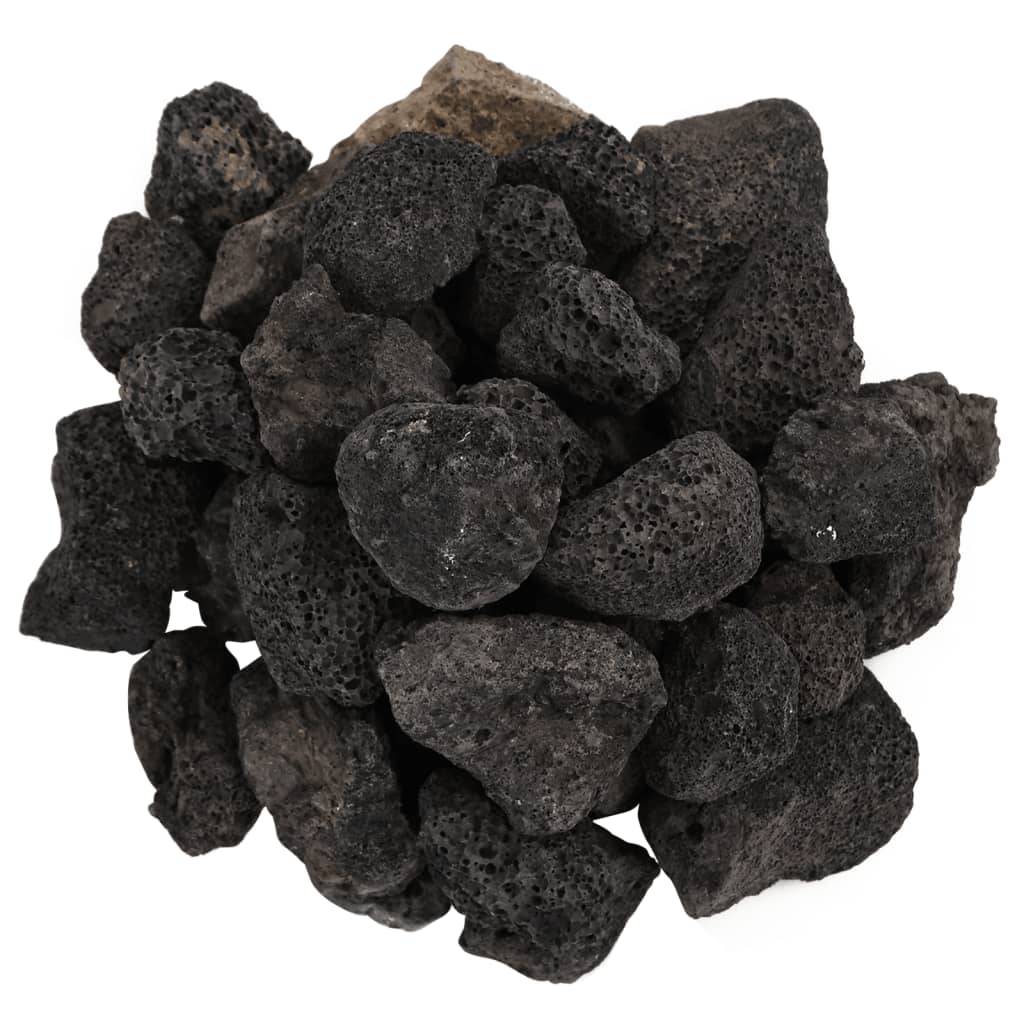 Pierres de Lave Décoratives pour Jardin et Aquarium 10 kg Noir 3-5 cm - ComfortXL Outdoor Living - Image 4