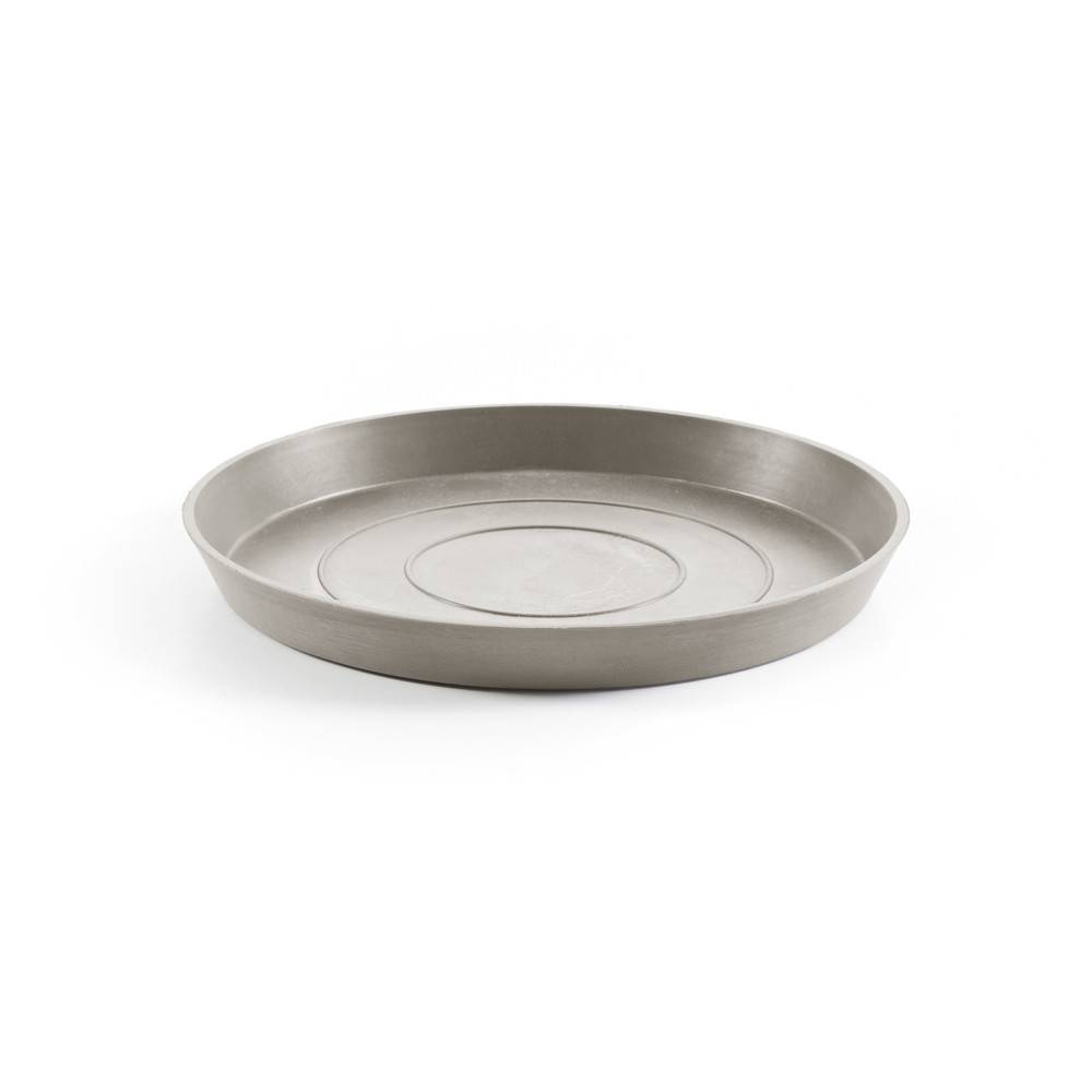 Ecopots - Soucoupe Round 40 Taupe - Ø 36,5 x H. 3,5 cm ECOPOTS