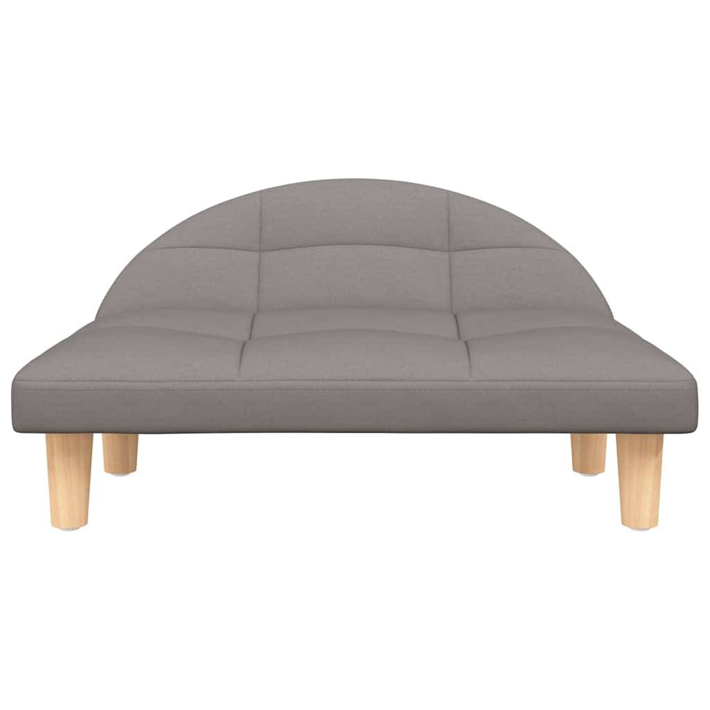 ComfortXL - Canapé lit pour chien en tissu et bois pour salon ou chambre Taupe 70x52 cm – ComfortXL Pet Living - Image 3