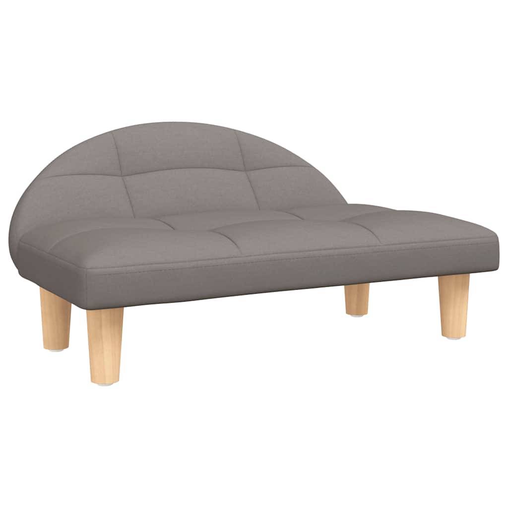 ComfortXL - Canapé lit pour chien en tissu et bois pour salon ou chambre Taupe 70x52 cm – ComfortXL Pet Living - Image 2