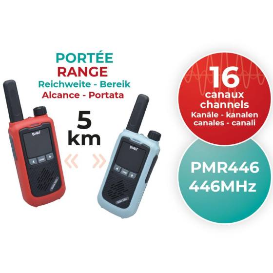 Buki - Talkie Walkie rechargeable - Portée 5 km - Image 3
