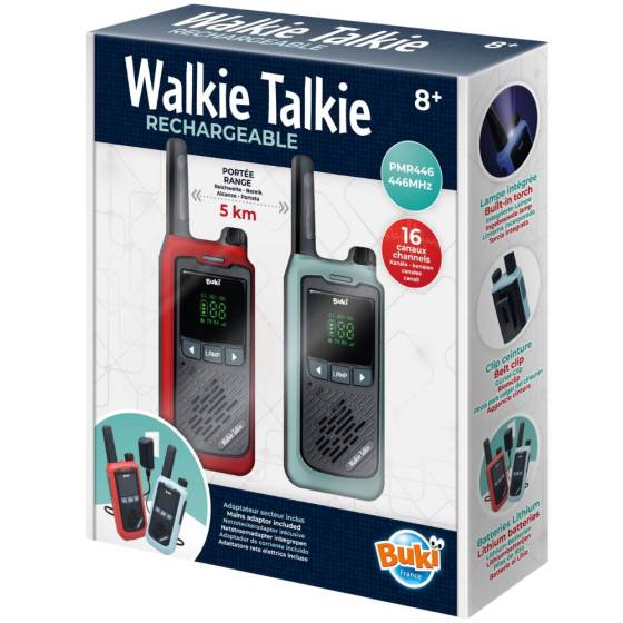 Buki - Talkie Walkie rechargeable - Portée 5 km - Image 1
