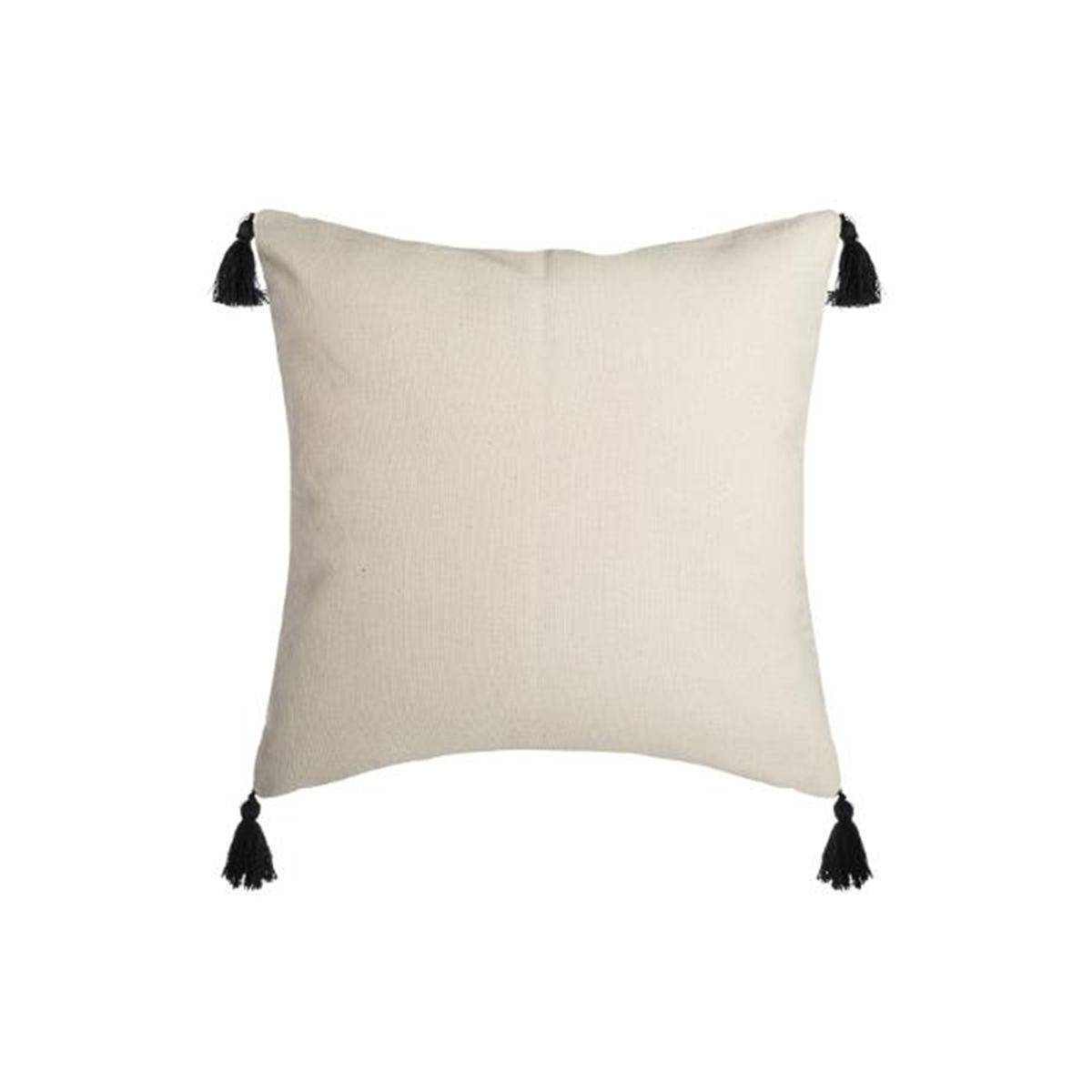 Housse de Coussin "Rayure Perle" 40x40cm Multicolore - Image 2