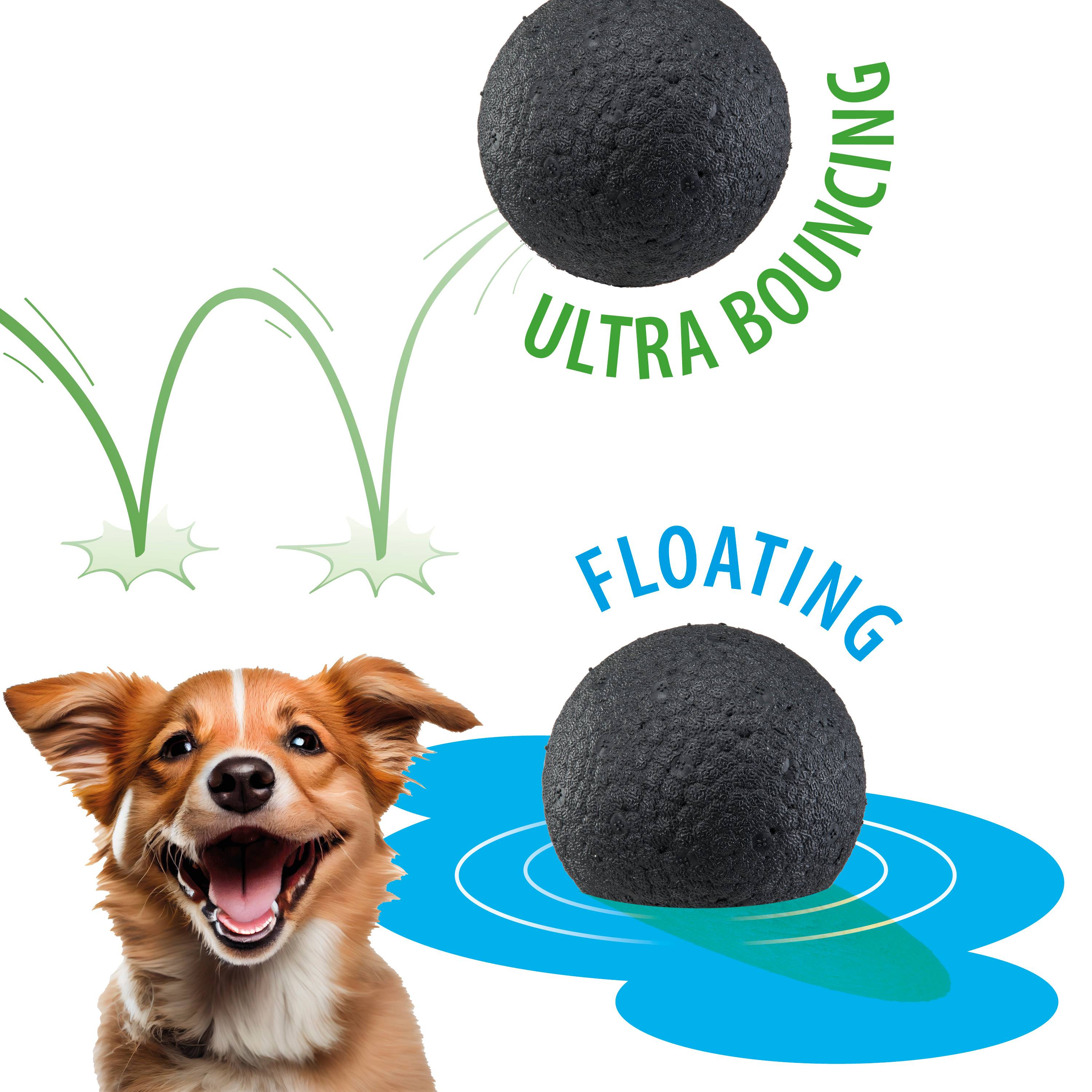 Ferplast - Ferplast Jouet Chien, Balle pour Chien, en Matériau Durable, Non Toxique, Résistante aux Morsures, pour l'Hygiene Dentaire, Rebondissant et Flottant, - Imagen 3