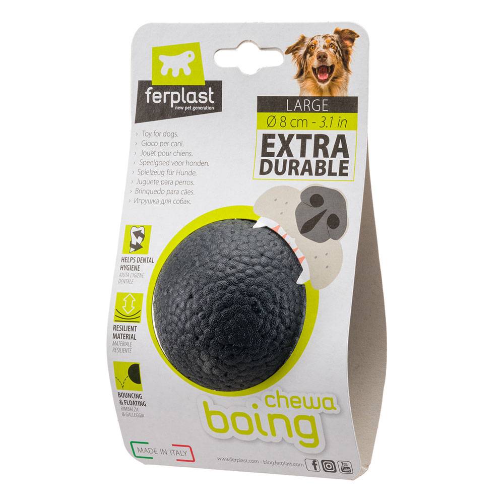 Ferplast - Ferplast Jouet Chien, Balle pour Chien, en Matériau Durable, Non Toxique, Résistante aux Morsures, pour l'Hygiene Dentaire, Rebondissant et Flottant, - Imagen 6