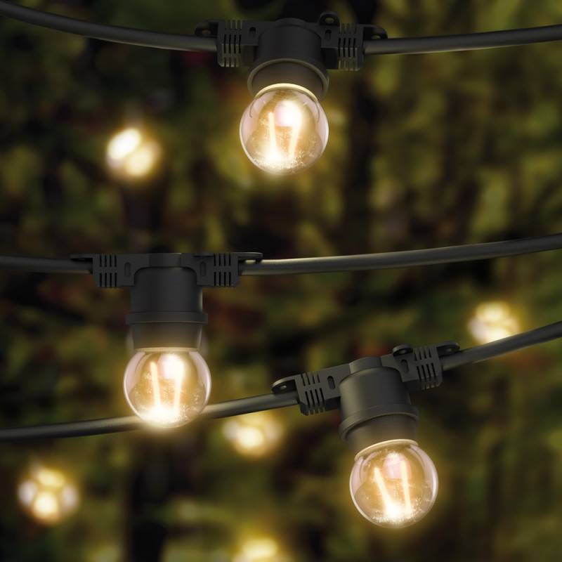 Xanlite - Lot de 5 Ampoules LED 'Vintage', Culot E27, Blanc Chaud, Spécial Extérieur (IP45) - PACK5RFDV400PA - Image 2