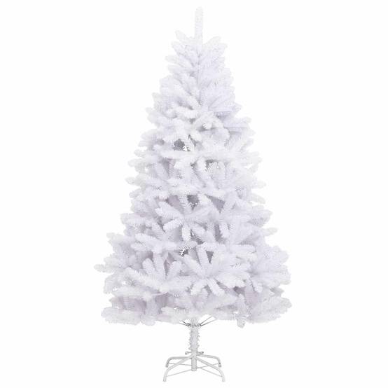 Sapin de Noël | Arbre de Noël Artificiel à Branches Articulées Blanc 240 cm Maison Chic - Image 5