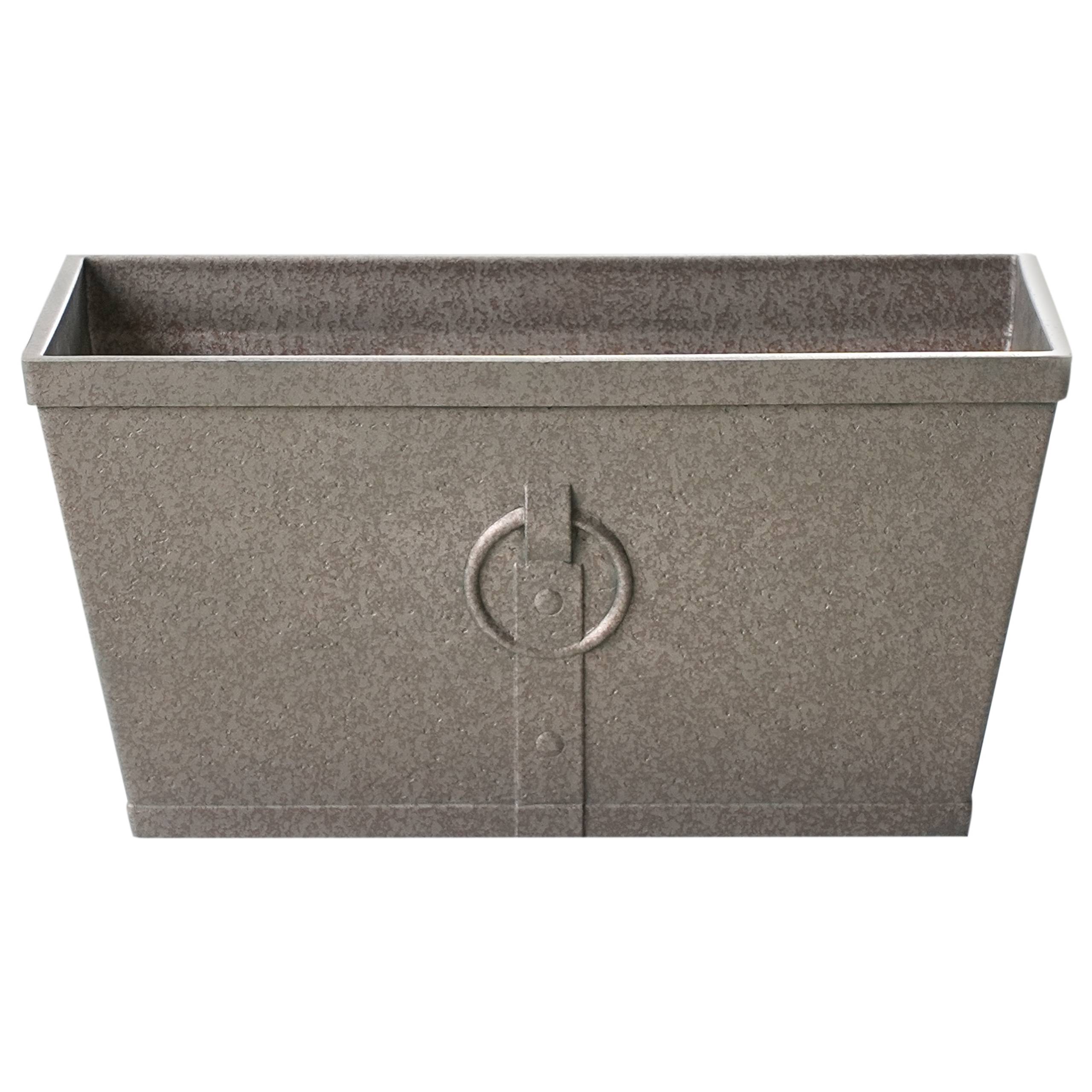 Beliani - Cache-pot d'extérieur Fibre d'argile Gris PORIA - Beliani - Imagen 5