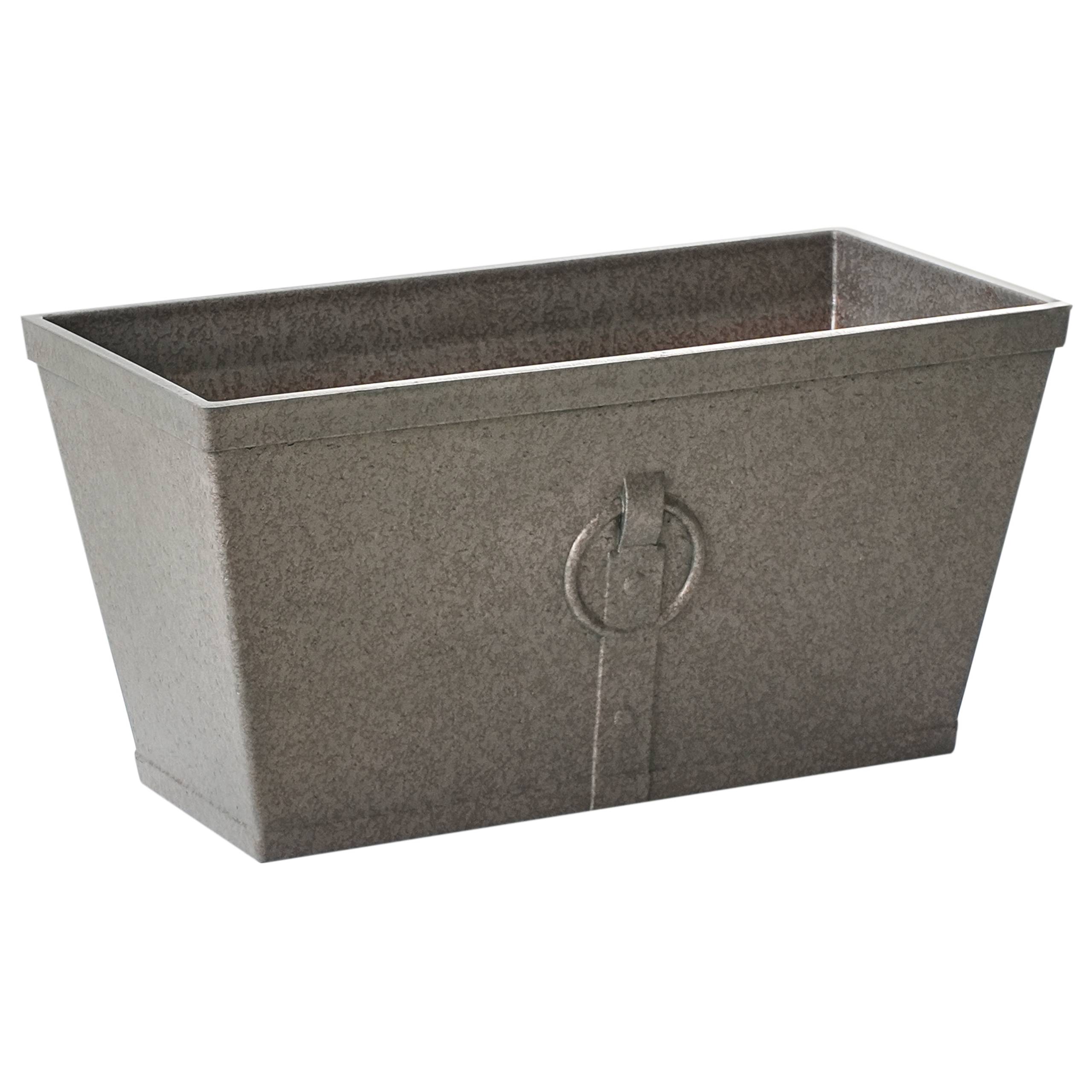 Beliani - Cache-pot d'extérieur Fibre d'argile Gris PORIA - Beliani - Imagen 6