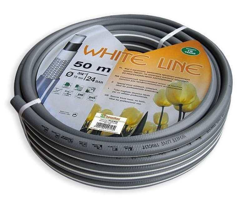 Tuyau d'arrosage 5 couches WHITE LINE Ø 19 mm 50 mètres