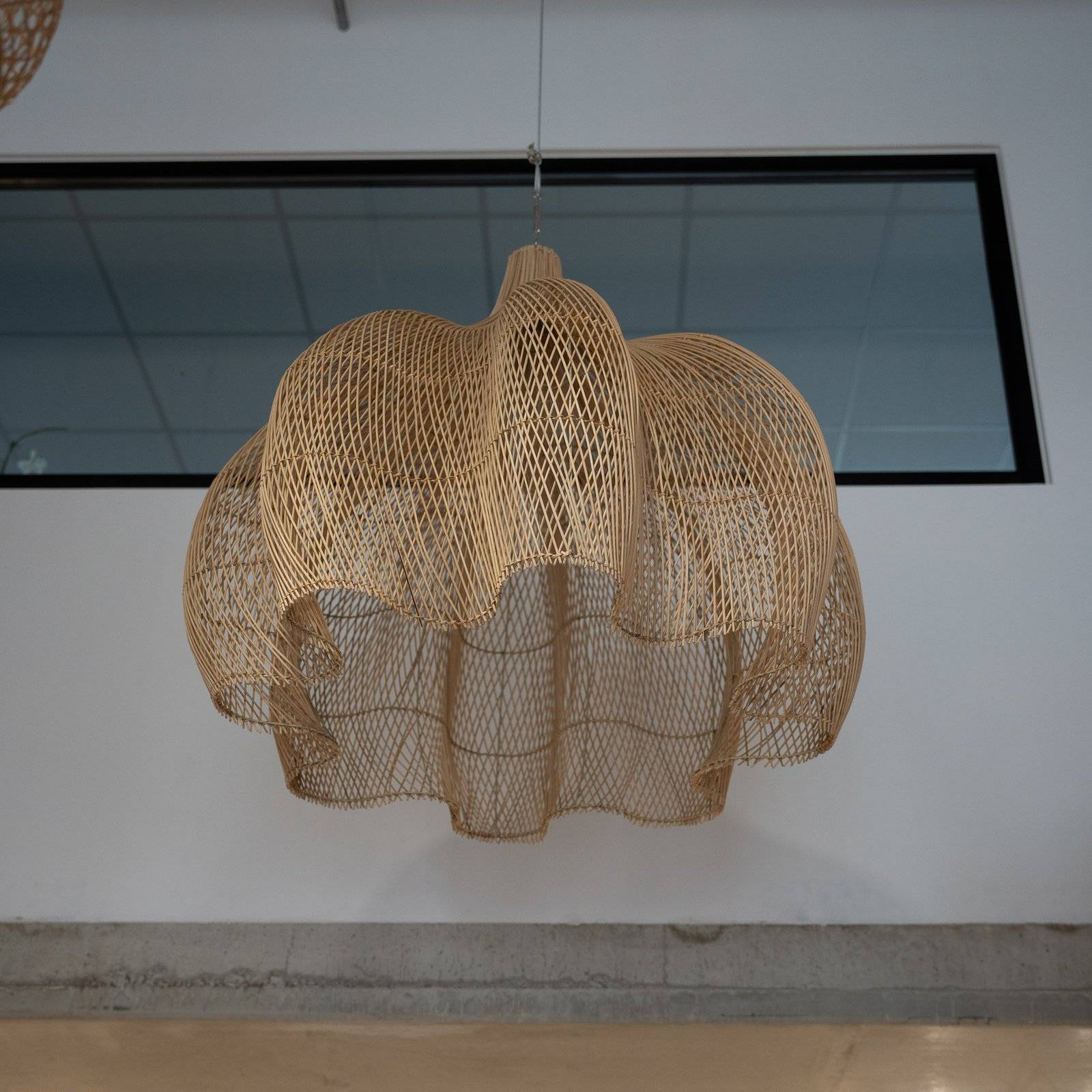 Suspension en rotin XXL - 100 cm